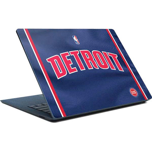 NBA Detroit Pistons Jersey Surface Laptop Skin